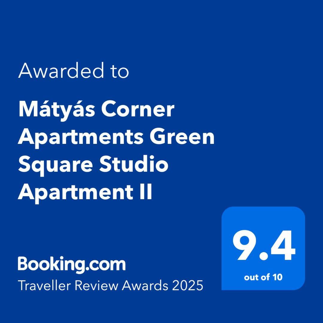 Matyas Corner Apartments Green Square Studio Apartment II Βουδαπέστη Εξωτερικό φωτογραφία